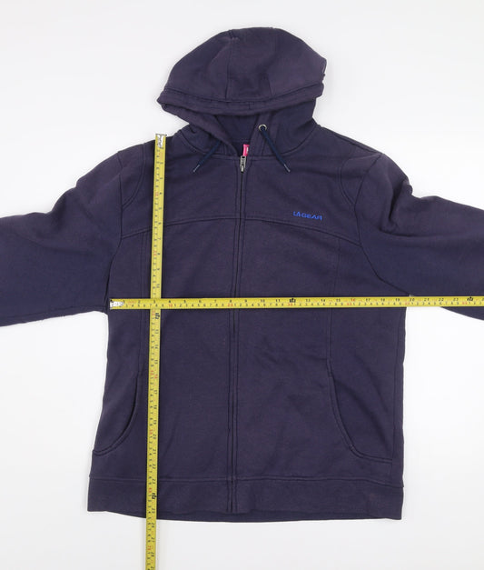 Womens UK Size 22 LA Gear Blue Full Zip Hoodie