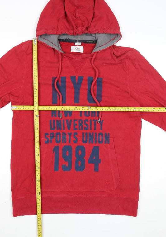 Mens UK Size L s.Oliver Red Gym & TrainingWalkingTravel Jacket