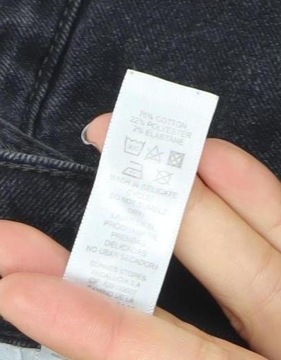 Marks and Spencer Men's Black Skinny Fit Jeans 34W 32L