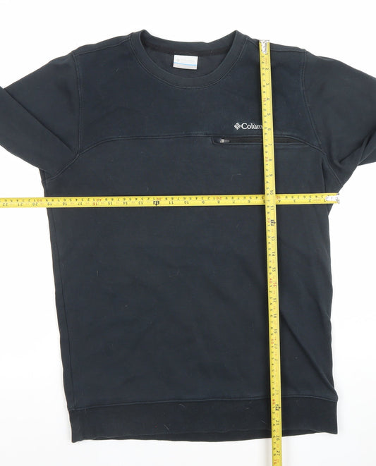 Mens UK Size S Columbia Black Pullover Sweatshirt