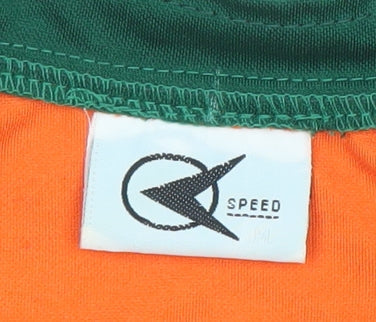 Brand and care label for Speed boys’ orange dublin sonics basketball tank jersey top m