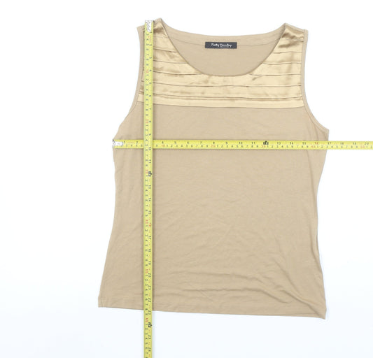 Betty Barclay Women’s Beige Sleeveless Tank Top Size 12