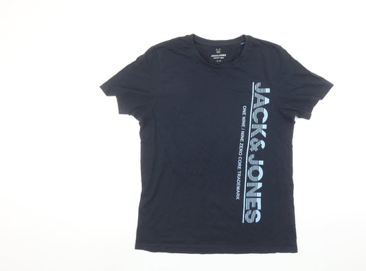 Boys UK Size 16 Years JACK & JONES Blue Basic T-Shirt