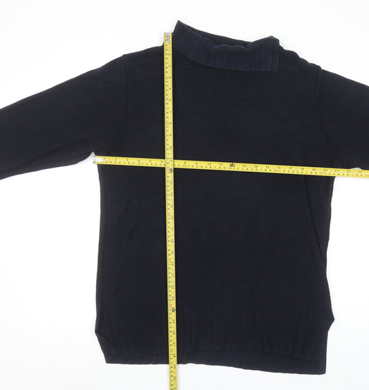 Womens UK Size 12 Marks and Spencer Blue Pullover Jumper
