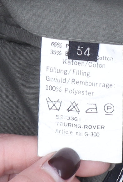 Mens UK Size 54 Rikson Touring Green Parka Coat