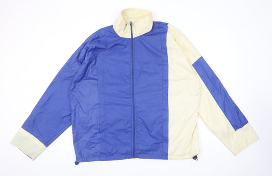 Womens UK Size 16 PRETTYLITTLETHING Blue Windbreaker Coat