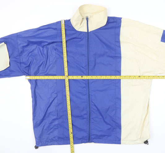Womens UK Size 16 PRETTYLITTLETHING Blue Windbreaker Coat
