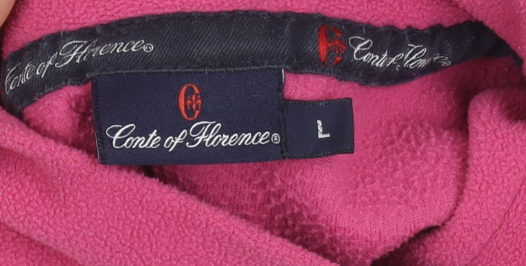 Womens UK Size L Conte of Florence Pink Pullover Sweatshirt