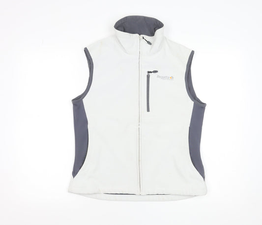 Womens UK Size 14 Regatta White Soft Shell