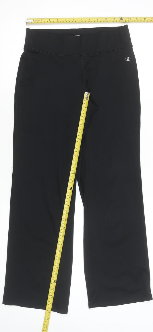 Womens UK Size S St. Bernard Regular Fit Straight Black Trousers