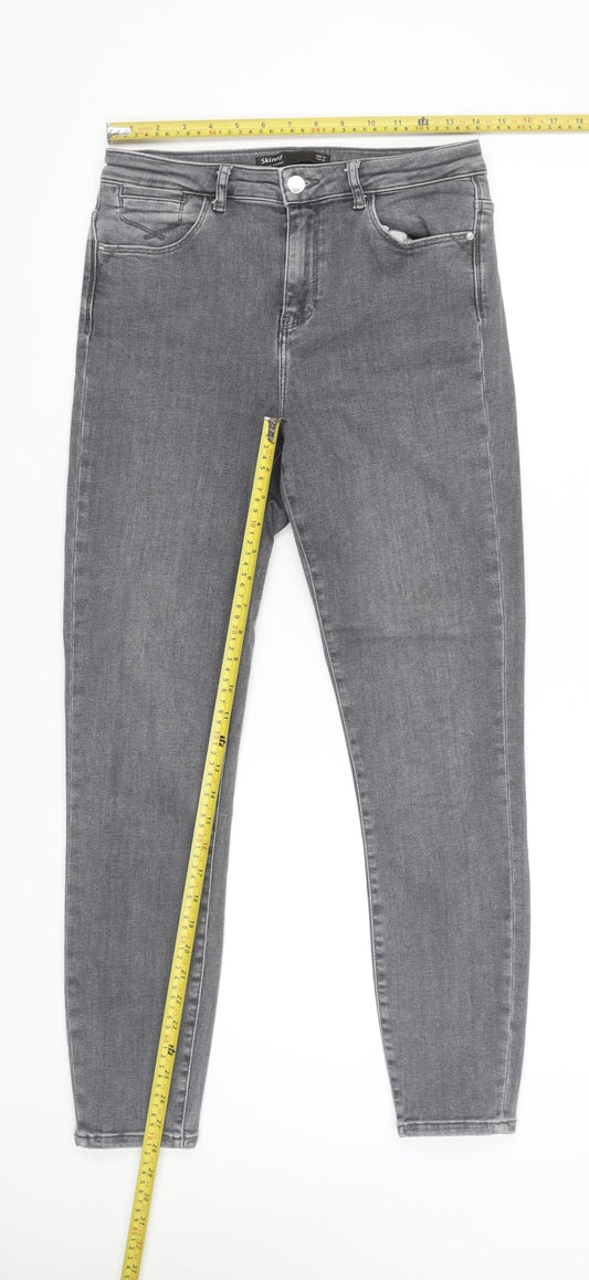 Womens UK Size 12 St. Bernard for Dunnes Stores Slim Fit Skinny Grey Jeans
