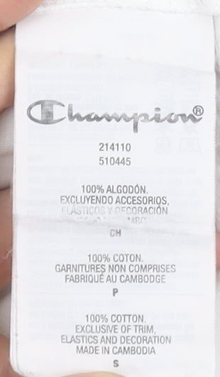 Mens UK Size S Champion White T-Shirt