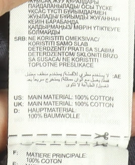 Adidas Boys Grey 12-13 Years Regular Fit Logo Cotton T-Shirt