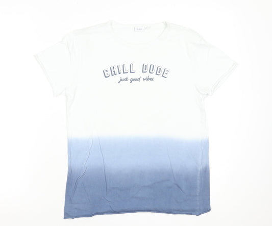 Boys UK Size 11-12 Years BluKids Blue Basic T-Shirt