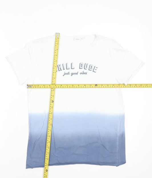Boys UK Size 11-12 Years BluKids Blue Basic T-Shirt