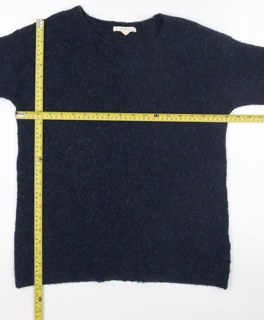 Womens UK Size S Esprit Navy Pullover Jumper