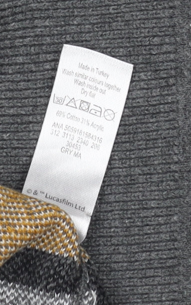 George Star Wars Grey Men’s L Pullover Christmas Jumper