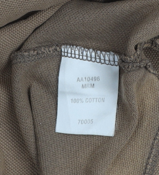 Cotton Traders Men's Beige 2XL Polo Shirt Short Sleeve 100% Cotton