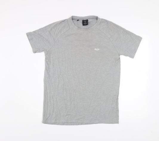 Mens UK Size M MP Grey Gym & TrainingRunning & JoggingFitness T-Shirt