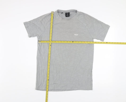 Mens UK Size M MP Grey Gym & TrainingRunning & JoggingFitness T-Shirt