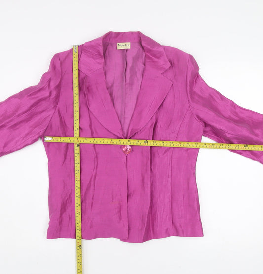 Womens UK Size 12 Viyella Pink Classic