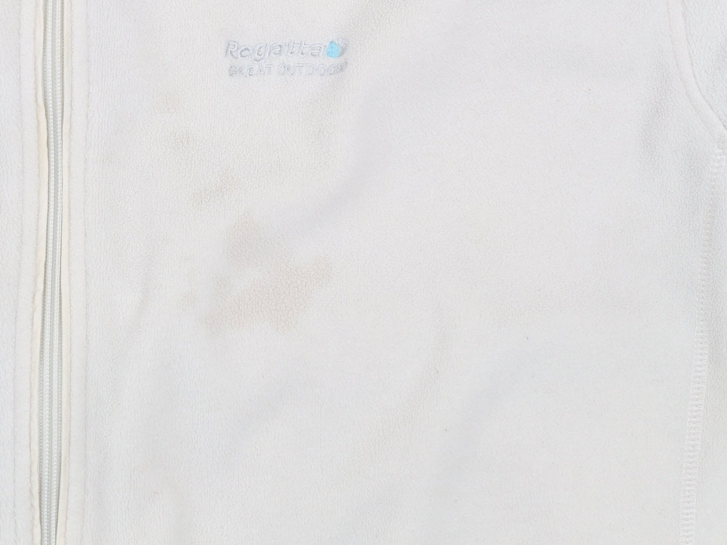 Regatta Women Ivory Fleece Basic Jacket Size 20 Full Zip Outdoor