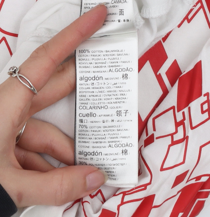 Puma Ferrari Men's White XL Graphic Sports T-Shirt