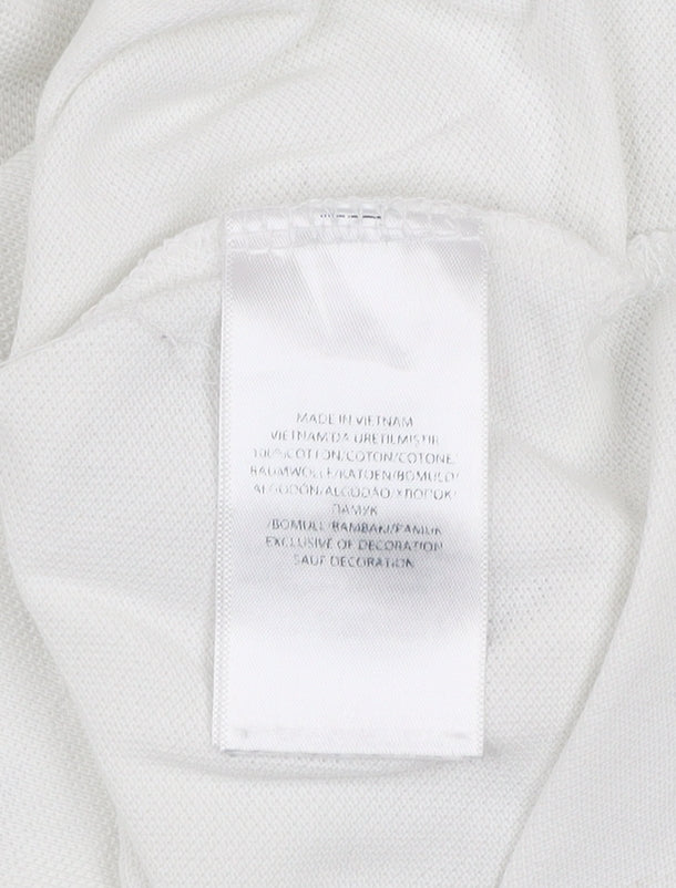 Ralph Lauren Men's White Polo Shirt M Classic Cotton Short Sleeve