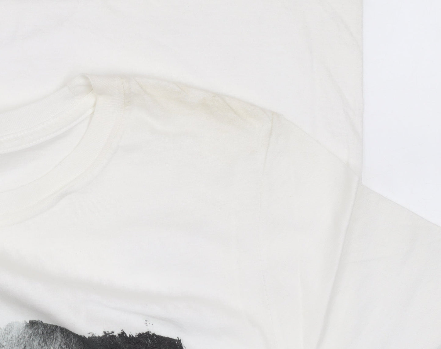 UFC Men’s White Cotton Graphic T-Shirt Size S Adesanya Fight Sportswear