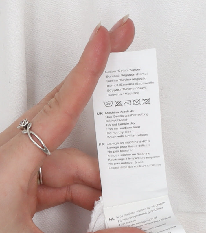 Slazenger Men's White XL Crew Neck Cotton T-Shirt