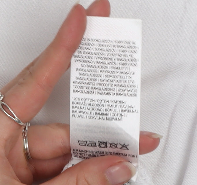 Slazenger Men's White 2XL Cotton Crew Neck Short Sleeve T-Shirt