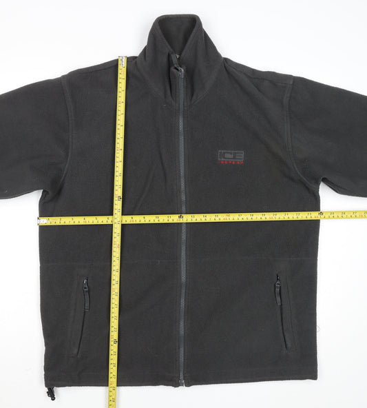 Mens UK Size M Icepeak Black Fleece Jacket