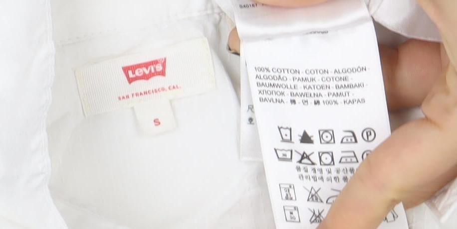 Levi's Women's White Sleeveless Button-Up Cotton Shirt Size S