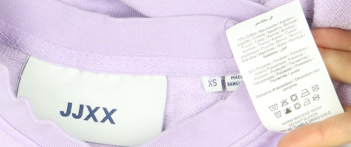 Womens UK Size XS JXRX Purple Pullover Sweatshirt