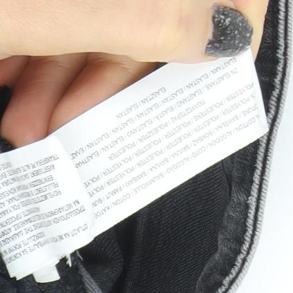 Primark Women Grey Skinny Stretch Denim Jeans Size 10