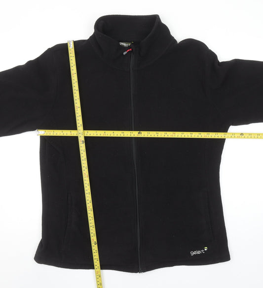 Gelert Women's Black Fleece Jacket Size 20 Full Zip Outdoor Top
