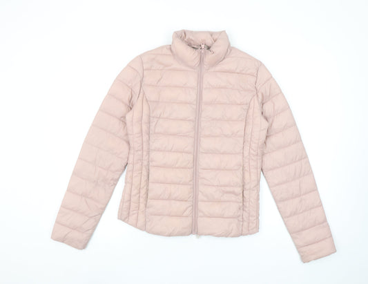 Womens UK Size 2XS Primark Pink Puffer Jacket