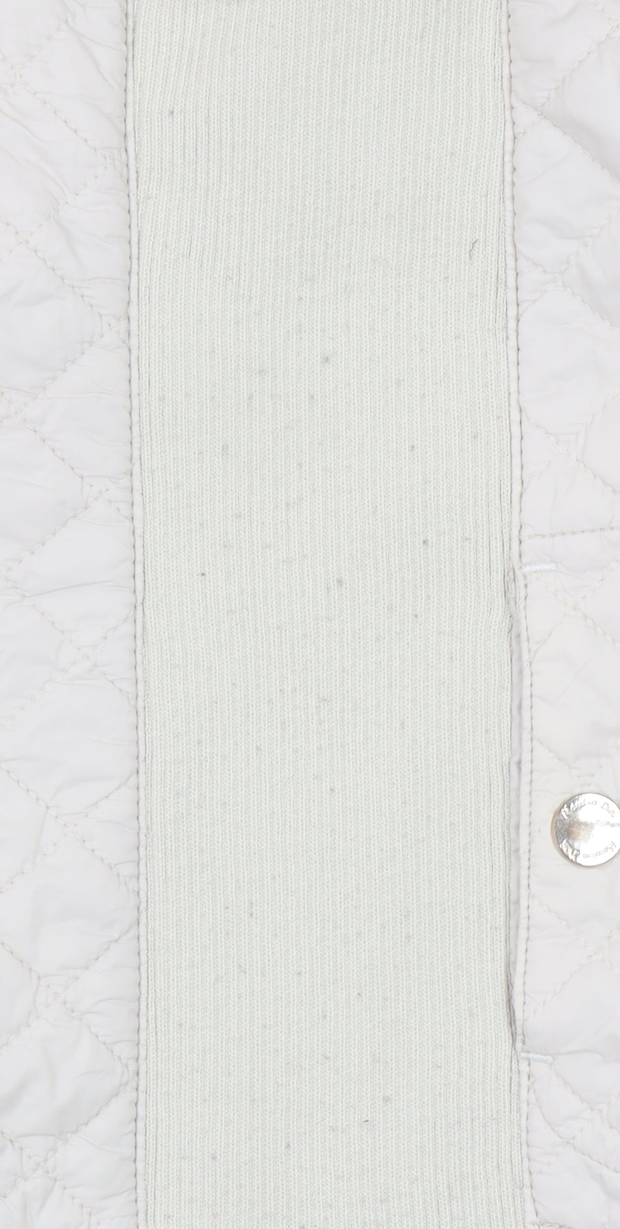 Girls UK Size 7 Years Massimo Dutti Ivory Quilted Coat