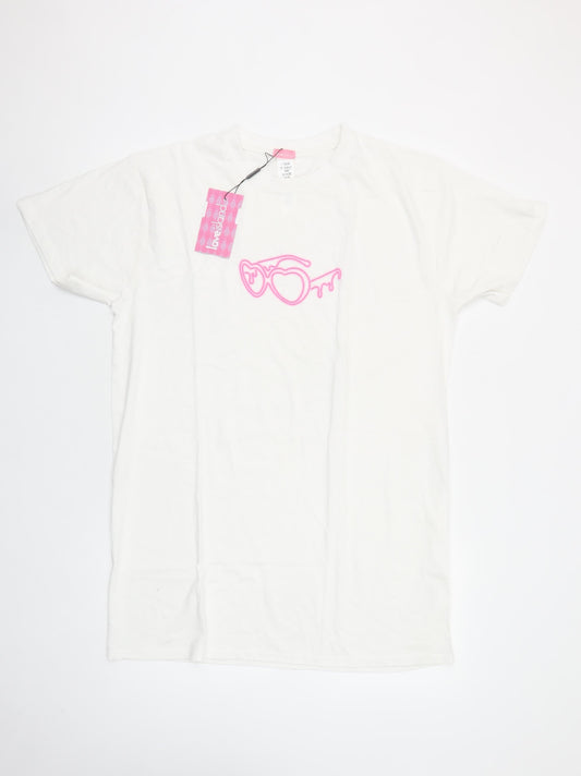 Womens UK Size S I SAW IT FIRST White Basic T-Shirt