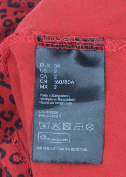 Womens UK Size 6 H&M Bodycon Dress
