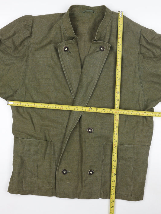 Womens UK Size 10 Qualitätsarbeit Green Military Jacket