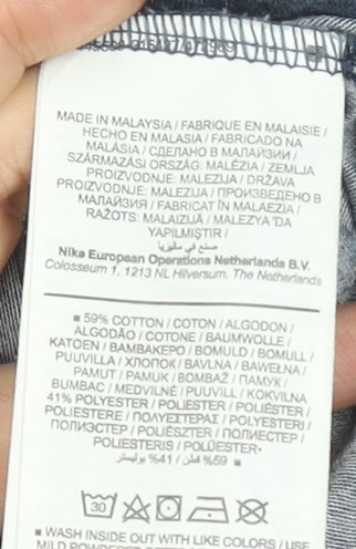 Nike Men's Blue Dri-FIT Crew Neck Short Sleeve Sports T-Shirt Size M