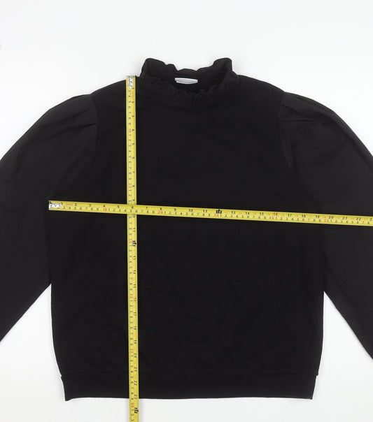Womens UK Size M VILA Black Pullover Sweatshirt