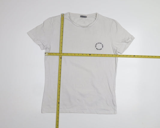 Mens UK Size L Calvin Klein Jeans White T-Shirt