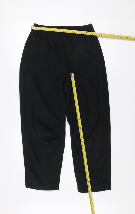 Mens UK Size M Cape Cove Regular Fit Sweatpants Black Trousers