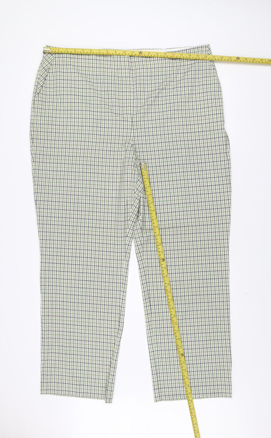 Womens UK Size 22 Marks and Spencer Regular Fit BusinessCasualWorkwear Green Tro