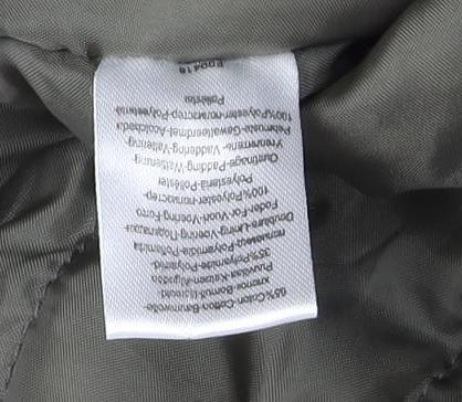 Womens UK Size 10 La Redoute Green Parka Coat