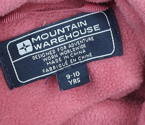 Girls UK Size 9-10 Years Mountain Warehouse Pink Basic Jacket