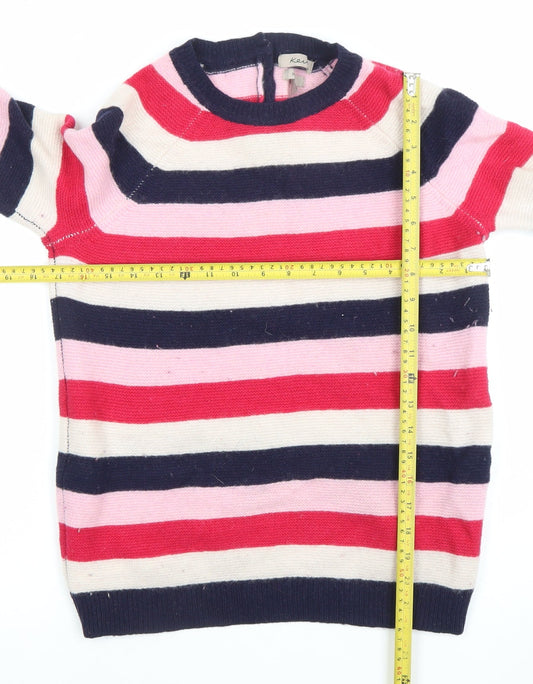 Womens UK Size L KEW Multicoloured Pullover Jumper
