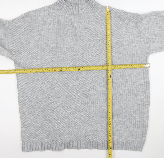 Womens UK Size M Wallis Grey Pullover Jumper